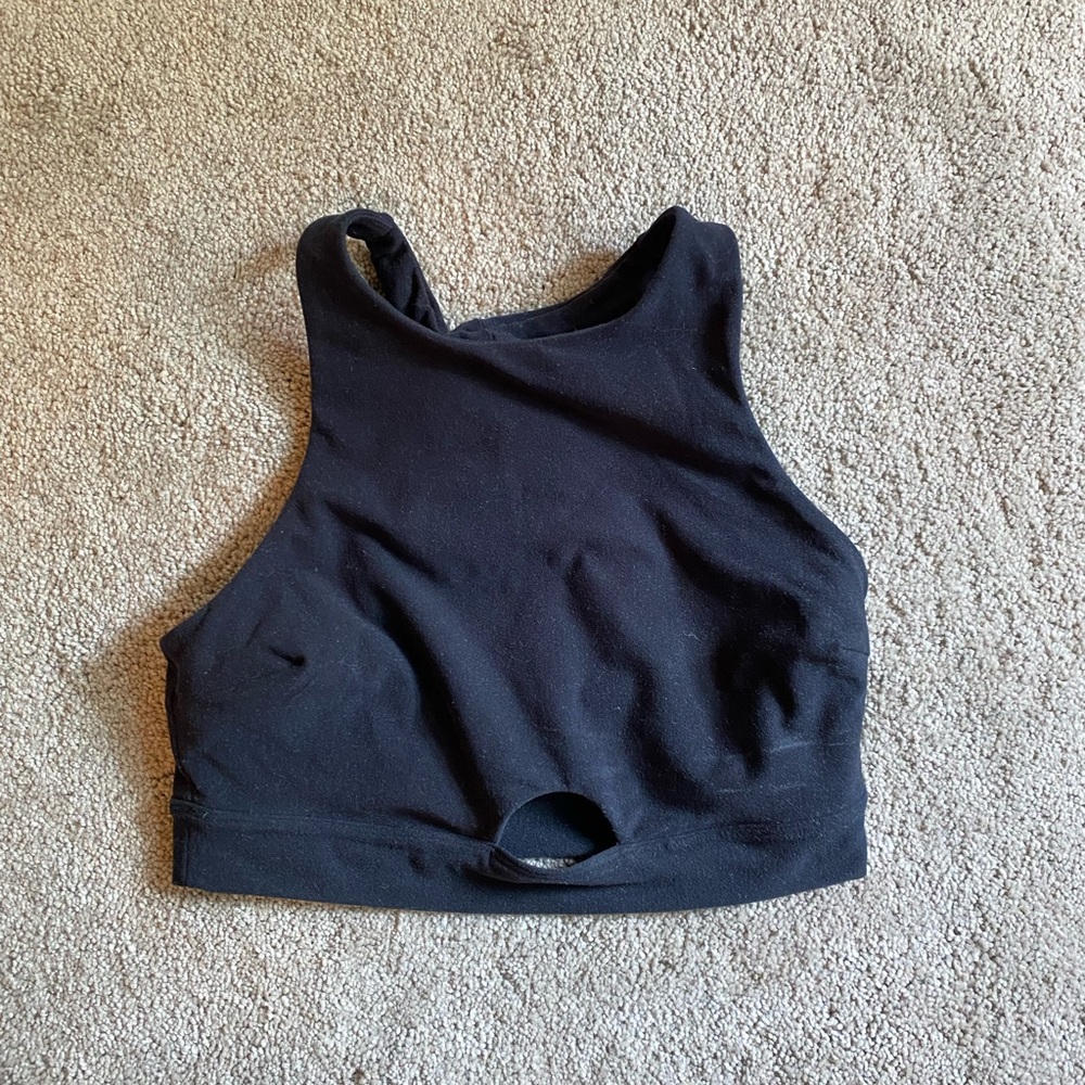 Abercrombie High Neck Cropped Shirt